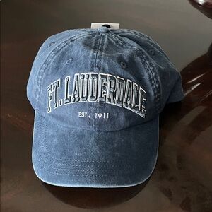 Blue Ft. Lauderdale Cotton Cap